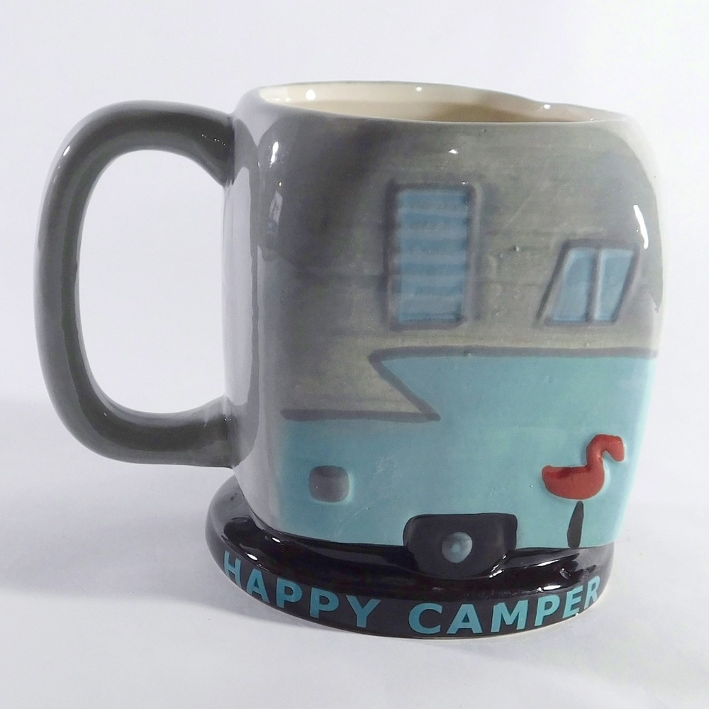 Happy Camper Ceramic Mug Trailer Camper by Big Mouth